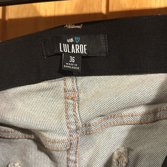 LuLaRoe Crop Kick Flare Jeans - Picture 3 of 5